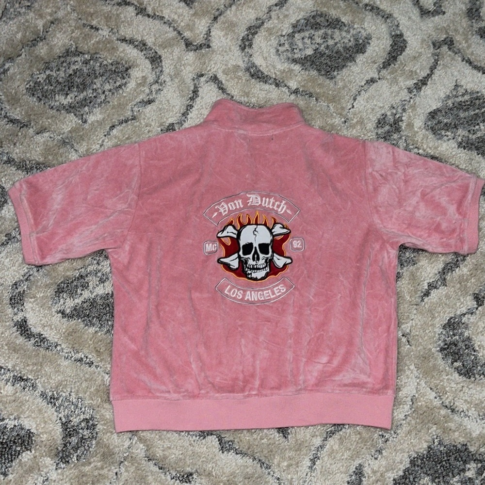 Vintage Von Dutch Short Sleeve Sweater NWOT - Picture 8 of 9
